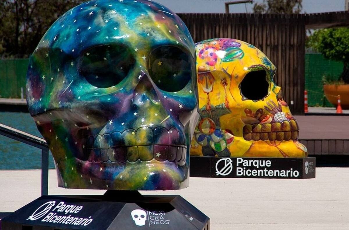 Exposición de Mexicráneos llega al Parque Bicentenario de la CDMX