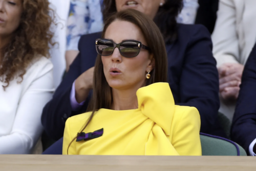 Kate Middleton deslumbra en Wimbledon con su vestido amarillo que tiene pasado polémico