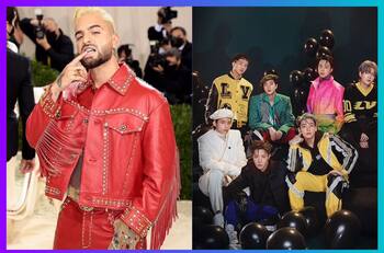 Así fue como ignoraron a Maluma por poner los reflectores en BTS
