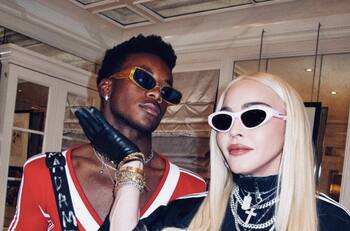 Madonna luce extravagante look