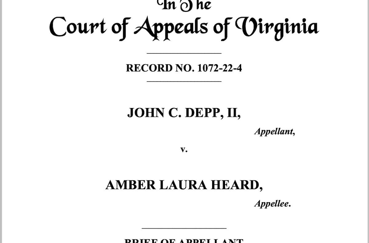 Johnny Depp ya presentó documentos para una nueva batalla legal con Amber Heard