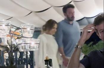 JLo y Ben Affleck captados en su luna de miel en Italia ¿Discutiendo?
