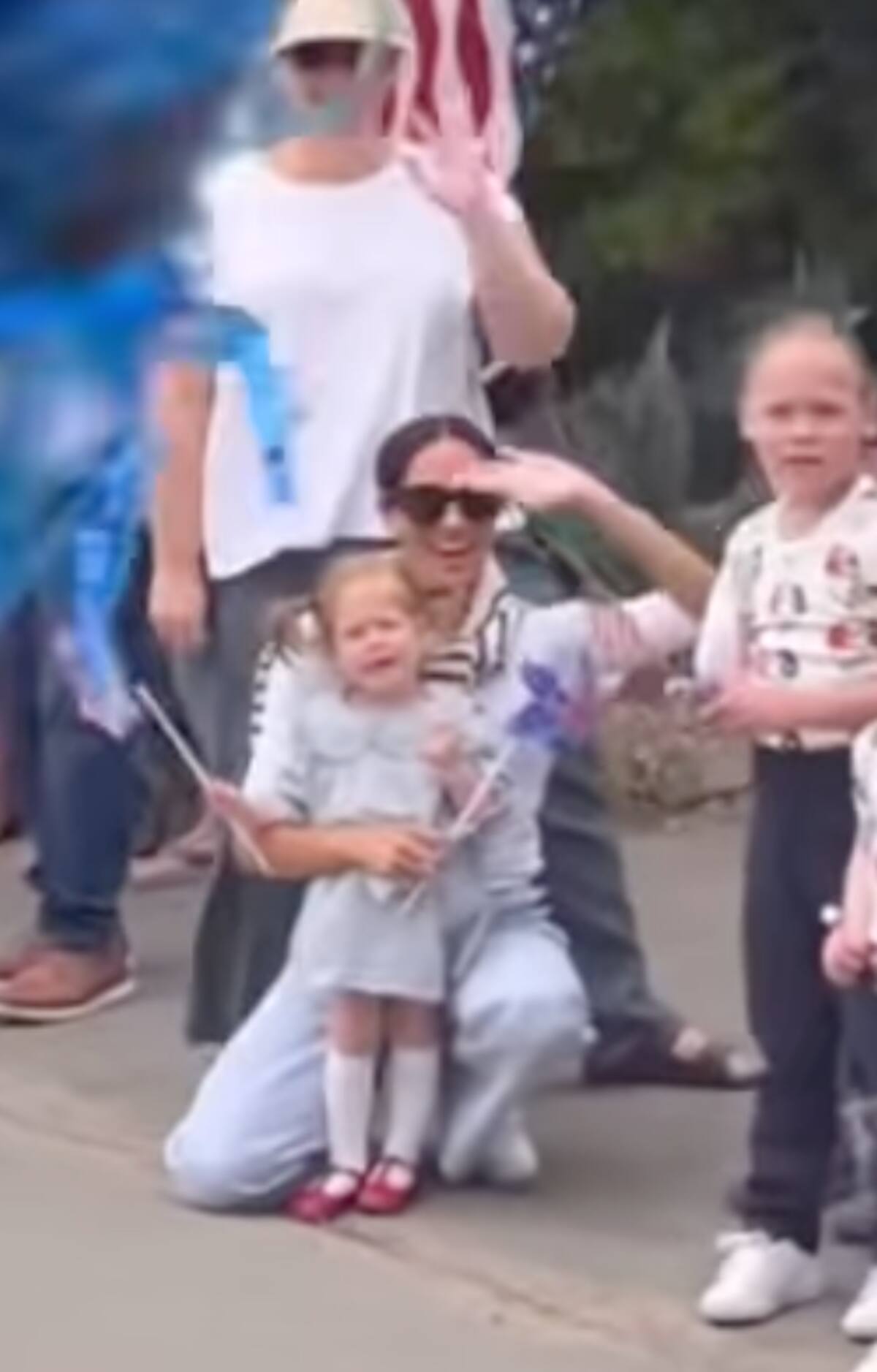 Meghan había tenido una salida antes con su hija Lilibet donde asistieron al desfile del 4 de julio.