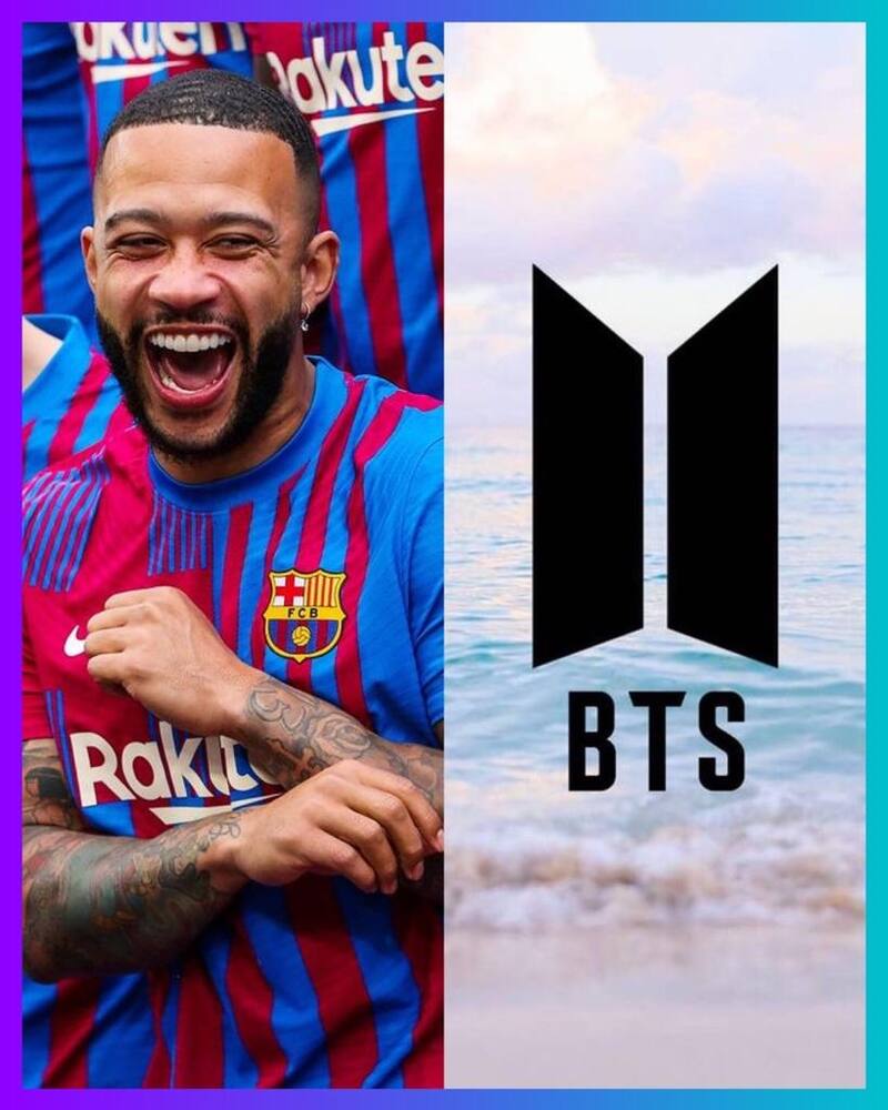 Logo de BTS aparece en la jersey del FC Barcelona - Créditos: Instagram