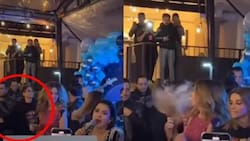 Captan a Galilea Montijo cacheteando a Wendy Guevara durante la fiesta que le organizo