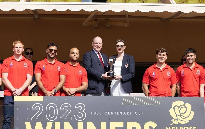 Charlene y Alberto de Mónaco estuvieron muy felices durante sus dos actos deportivos - Créditos: Instagram