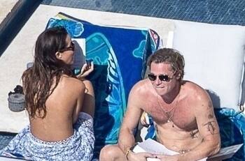 Hijos de Brad Pitt recibieron con simpatía a Inés de Ramon, la novia de papá que es 30 años menor