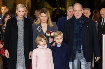 Charlene y su hija Gabriella no pasaron inadvertidas en un evento en Montecarlo