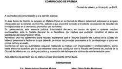 Suspenden amparo a favor del actor Héctor Parra por falsedad de firma