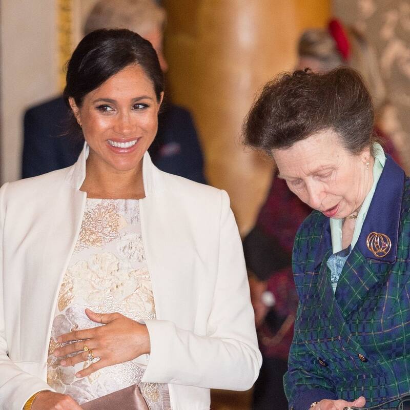 Meghan Markle y la princesa Ana hicieron buenas migas. - Créditos: Instagram