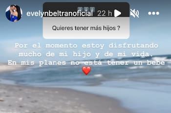 Evelyn Beltrán reveló si planea tener un hijo con Toni Costa