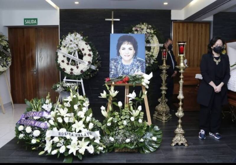 La actriz fue velada en una funeraria de la Ciudad de México - Créditos: Instagram TVyNovelas