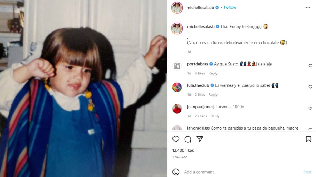 La foto inédita de Michelle Salas que demuestra su gran parecido con Luis Miguel