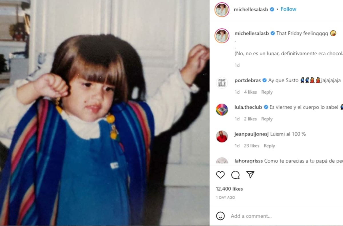 La foto inédita de Michelle Salas que demuestra su gran parecido con Luis Miguel