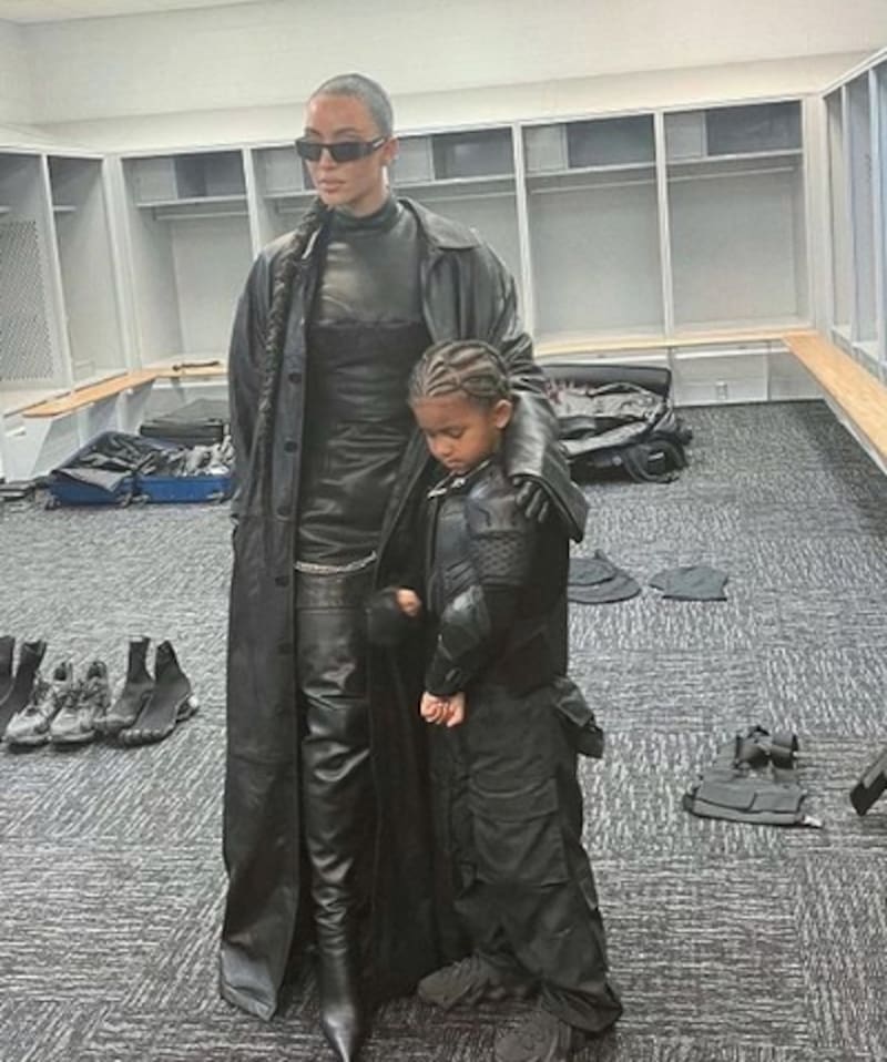 Saint vio el video íntimo de su mamá Kim Kardashian - Créditos: Instagram
