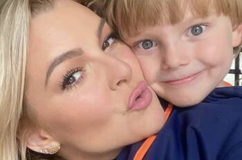 Marjorie de Sousa publica video del hijo de Julián Gil grabando una canción y derrite las redes