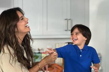 Así de grande está el hijo de Eva Longoria y Pepe Bastón