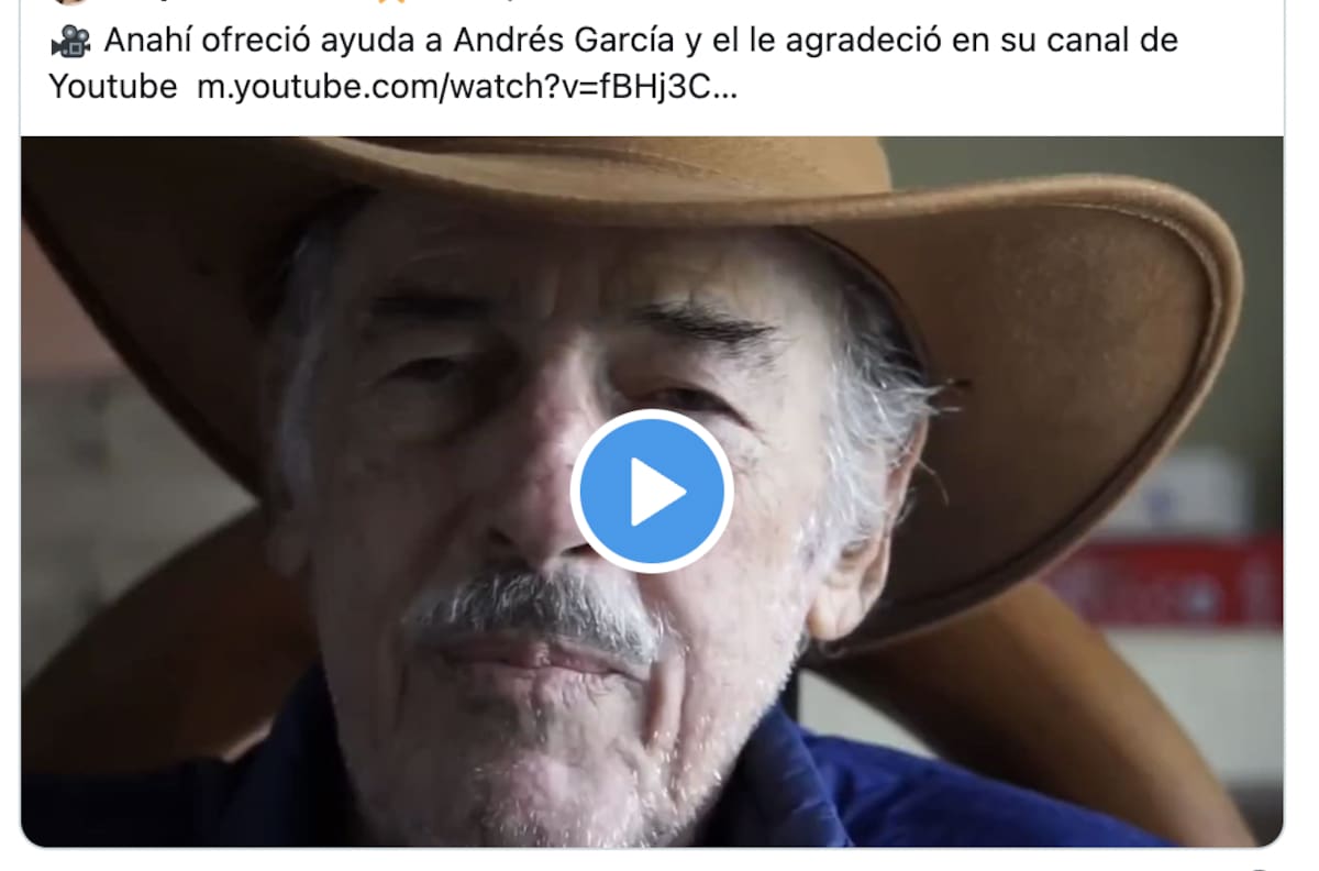 Anahí sorprende con mensaje de apoyo a Andrés García y ¿lanza fuerte indirecta?