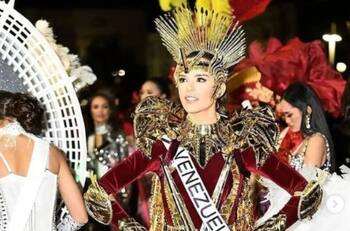 Vestido de Amanda Dudamel en Miss Universo se convierte en símbolo para lucir en carnavales
