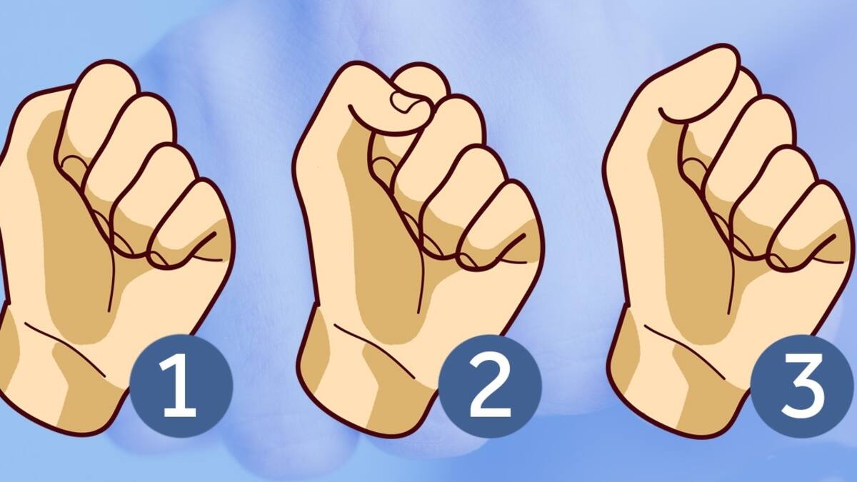 La forma en que cierras el puño delata tus rasgos positivos y negativos; compruébalo