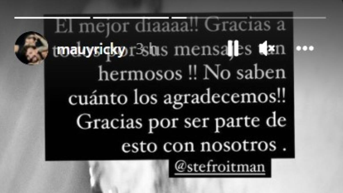 Las primeras declaraciones de Ricky Montaner tras casarse con Stefi Roitman