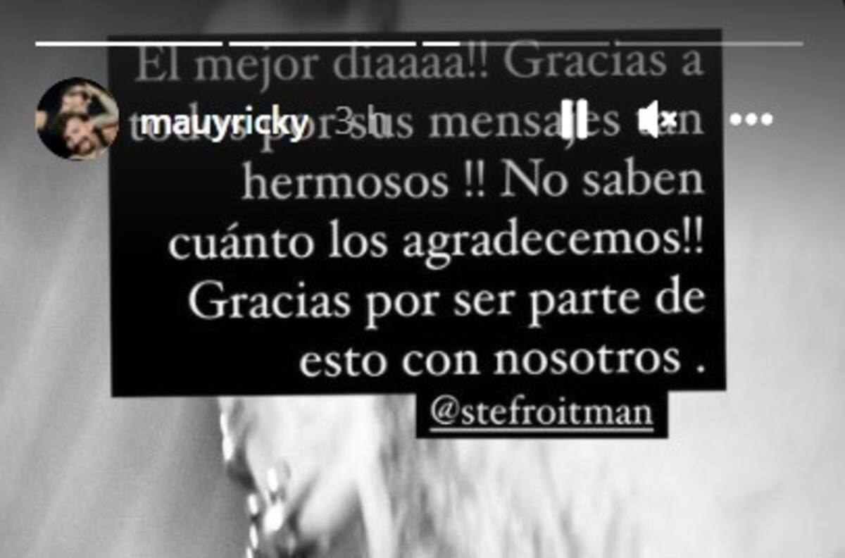 Las primeras declaraciones de Ricky Montaner tras casarse con Stefi Roitman