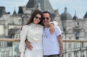 Nadia Ferreira y Marc Anthony celebraron su primera Navidad juntos