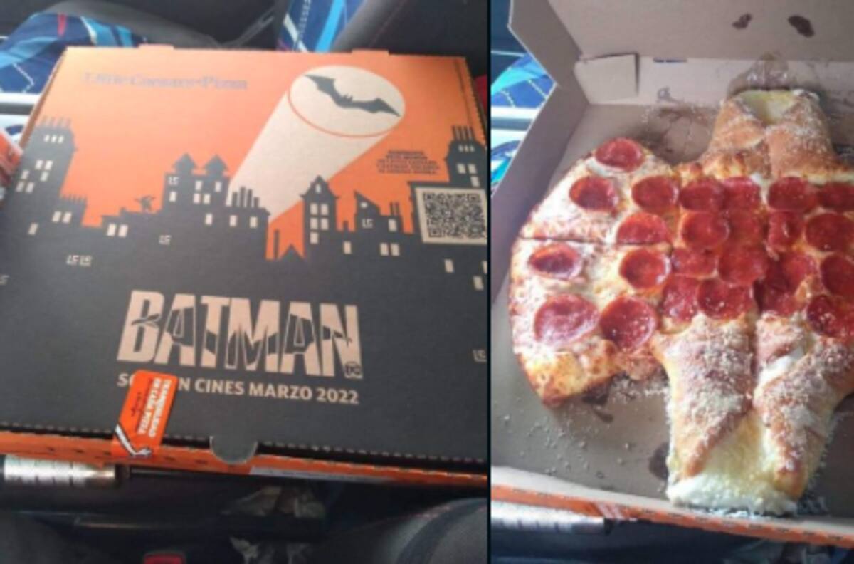 Esta es la "Batipizza" que los fans de Batman hicieron viral ¿cuánto cuesta y dónde se compra?