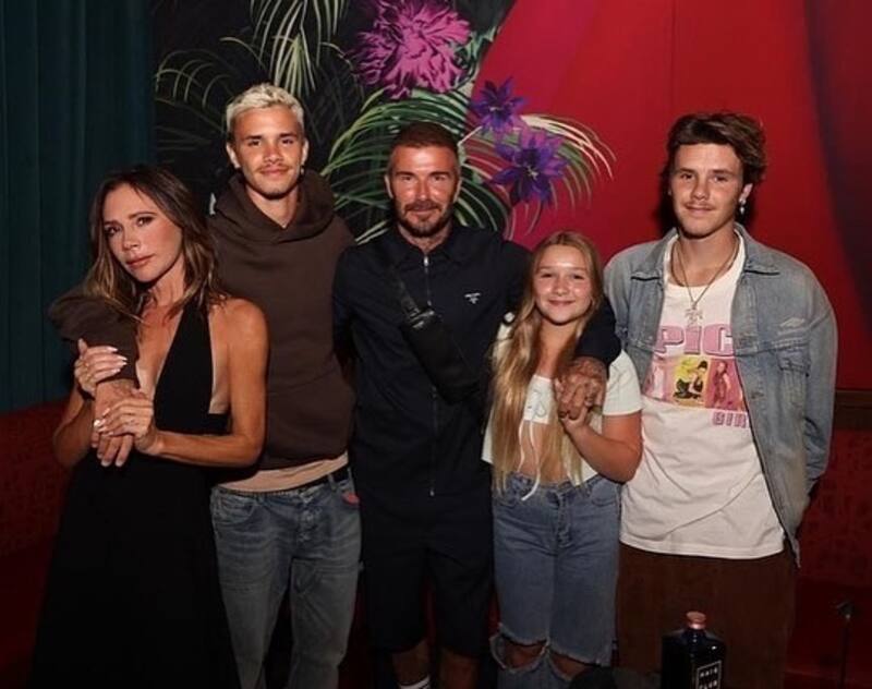 Los Beckham en Miami no se perdieron la inaguración de Gekko - Créditos: Instagram