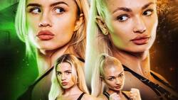 El polémico festejo de la boxeadora Daniella Hemsley: ¡Mostró los encantos en el cuadrilátero!