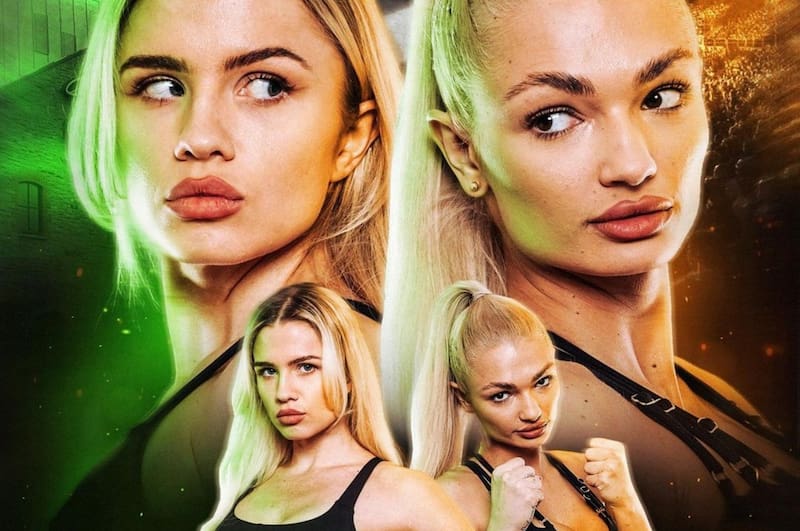 Recorte del afiche de la pelea. Imagen referencial.