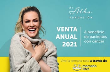 Rebecca de Alba lucha contra el cáncer a través de su fundación