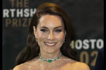 Kate Middleton asiste a gala con vestido alquilado y gargantilla de princesa Diana
