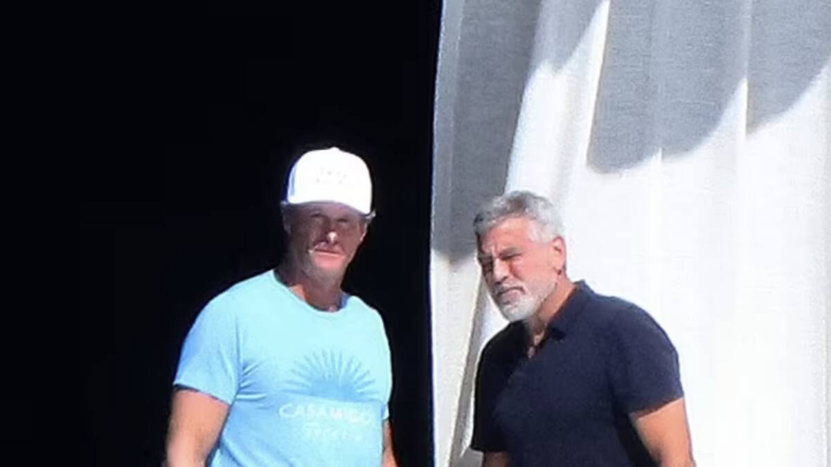 George Clooney disfrutó de una escapada entre amigos y sin esposas