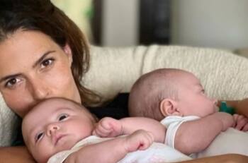 Claudia Álvarez pide que respeten su maternidad tras viajar sin sus bebés mellizos