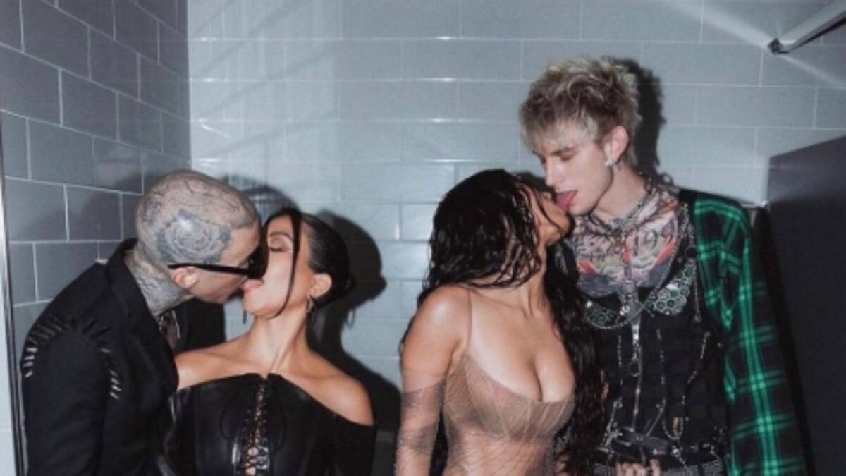 Megan Fox da detalles de sus citas dobles con MGK, Travis Barker y Kourtney Kardashian
