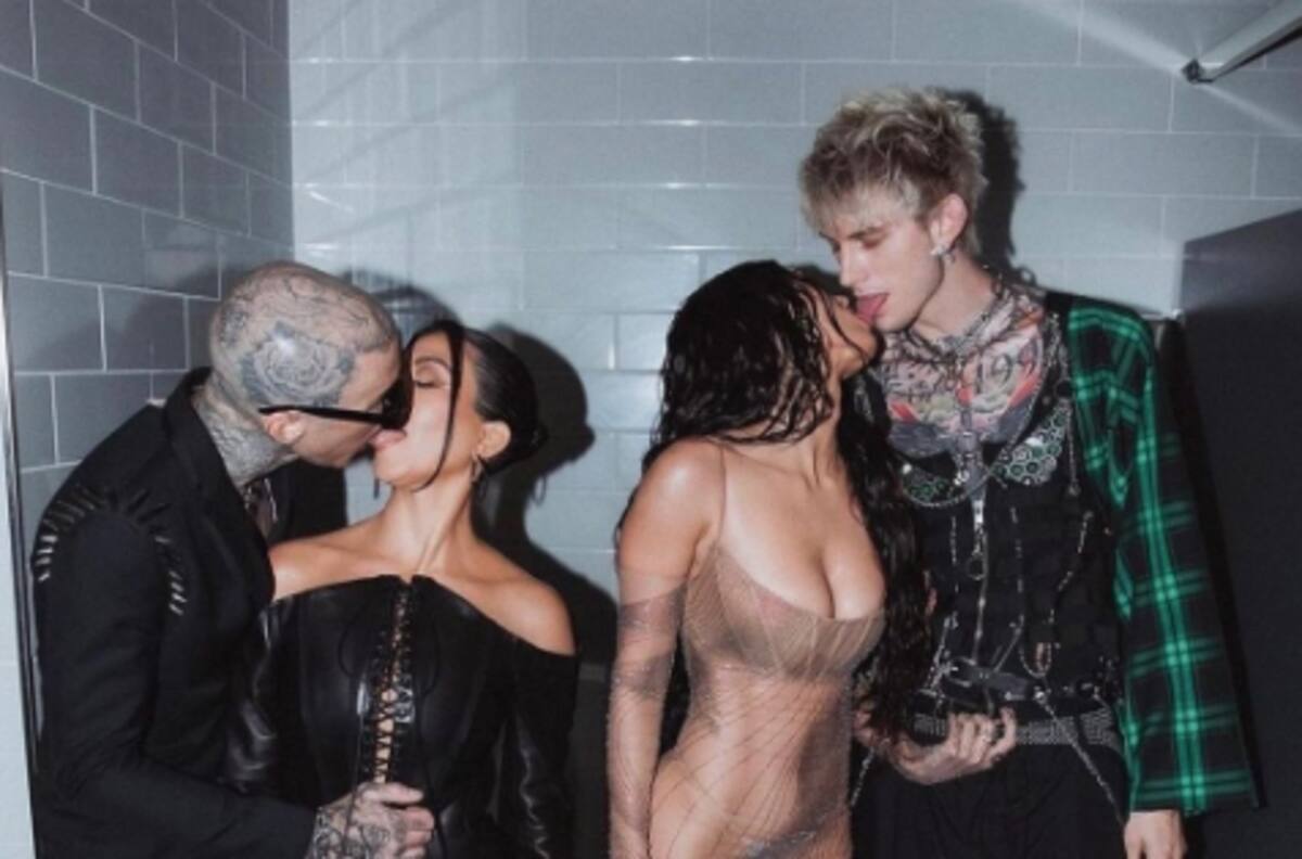 Megan Fox da detalles de sus citas dobles con MGK, Travis Barker y Kourtney Kardashian