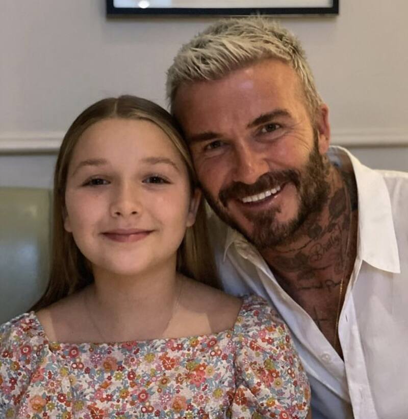 David y Harper Beckham se divierten en Miami. - Créditos: Instagram