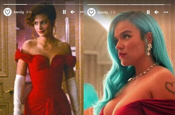 La relación de Karol G con Julia Roberts y "Pretty Woman"