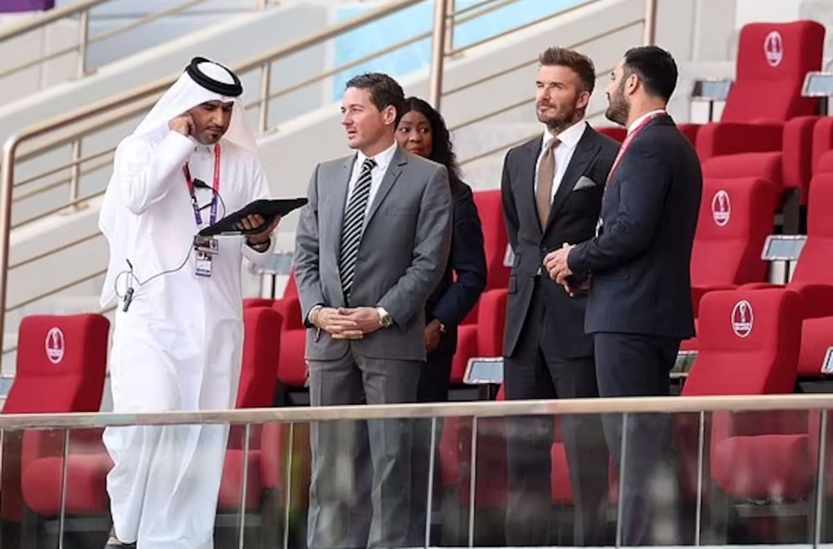 David Beckham aparece en Mundial Qatar 2022 en medio de la polémica por su millonario contrato