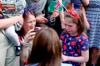 La niña que estalló en un llanto de emoción al abrazar a Kate Middleton
