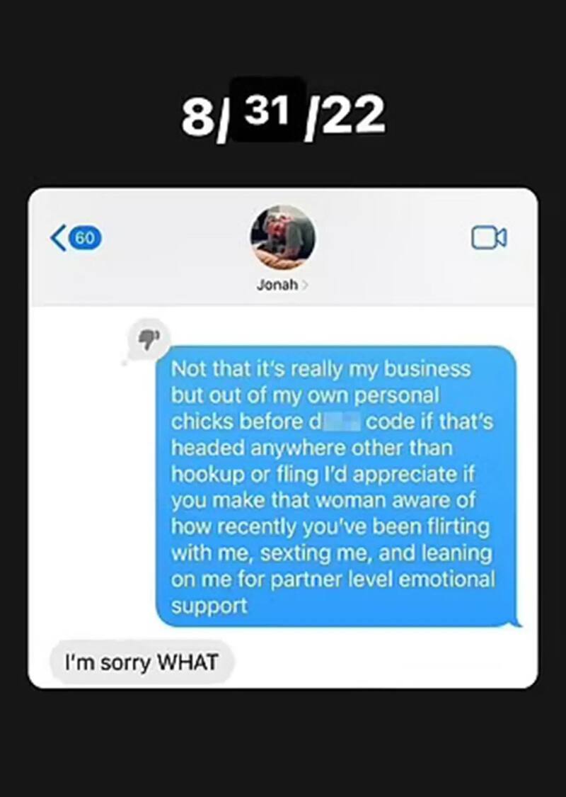 Mensaje de jonah Hill