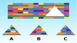 Reto visual: Usa tu lógica y encuentra el triángulo que hace falta