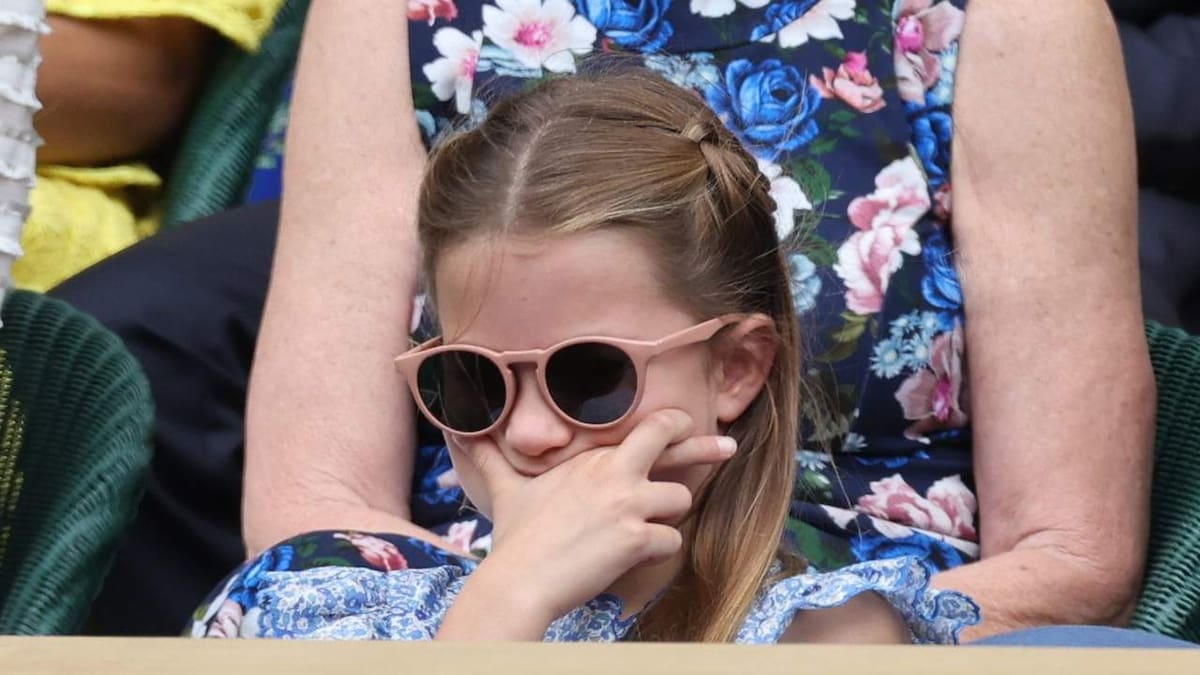 Charlotte estuvo por primera vez en Wimbledon.