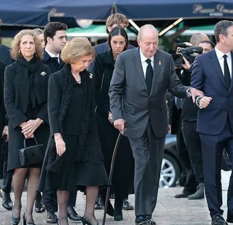 Juan Carlos I se mostró desmejorado - Créditos: Twitter