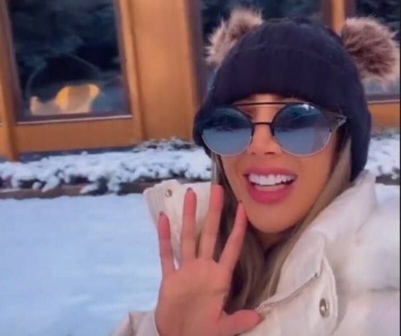 Desafían a Yuvanna Montalvo a reto bajo condiciones extremas La actriz debió enfrentar la inclemencia del frío - Créditos: Instagram