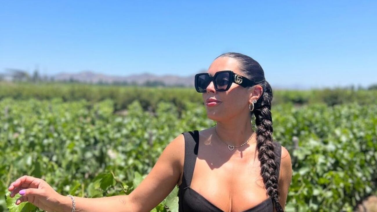 Daniela Aránguiz en un campo