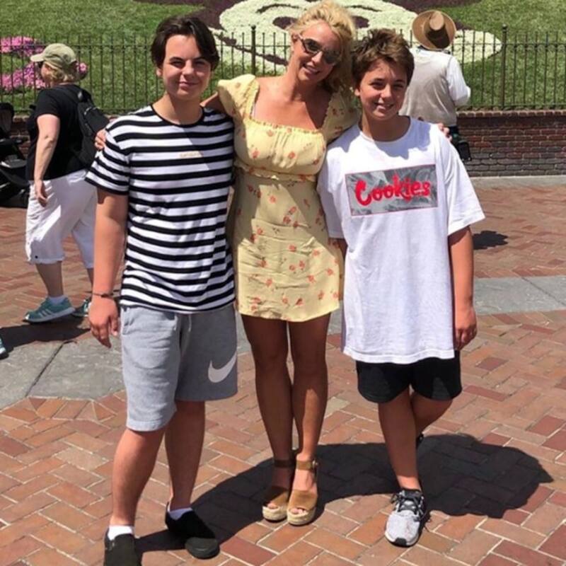 Los hijos de Britney Spears lloraban cuando tenían que ir a ver a su mamá. - Créditos: Twitter
