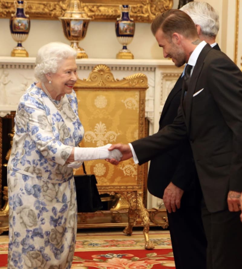 David Beckham y su felicitación a la reina Isabel II - Créditos: Instagram