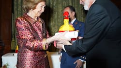 Reina Sofía premia al empresario Carlos Slim en Nueva York